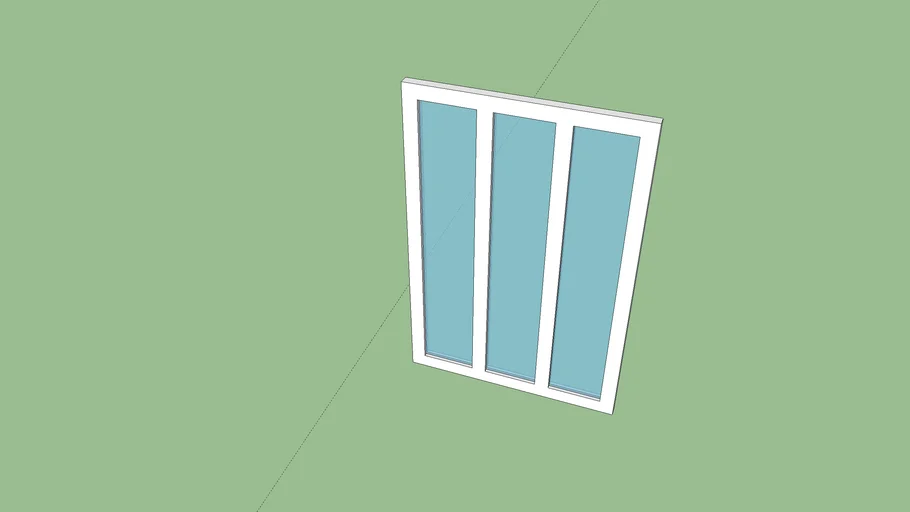 Simple partition glass 