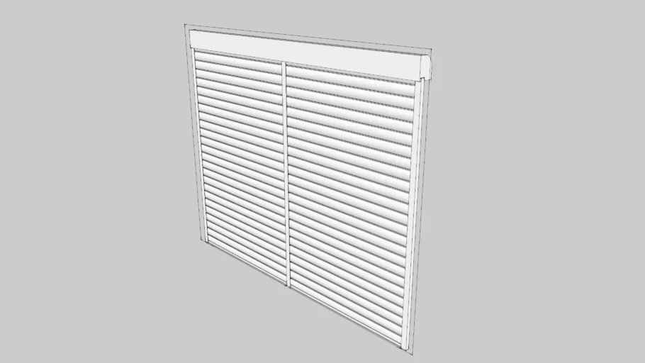 Shutter door for shop