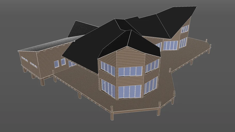Maison en bois | 3D Warehouse