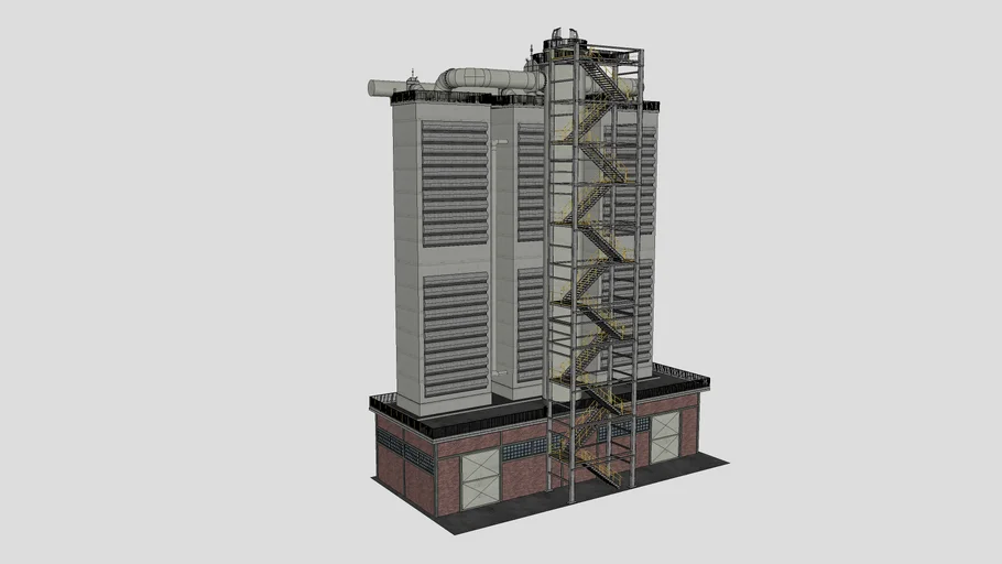 Coking plant gas precooler