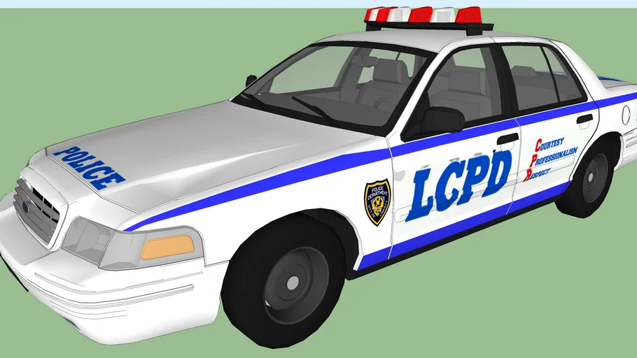 2002 Ford Crown Victoria Liberty City LCPD Police GTA IV