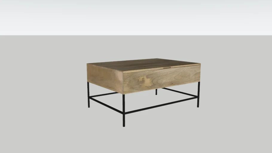 West Elm Industrial Storage Coffee Table
