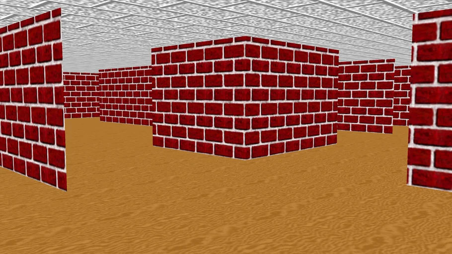 Windows 95 3D Maze Screensaver Remake