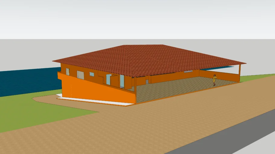 projeto residencia rural casa fazenda