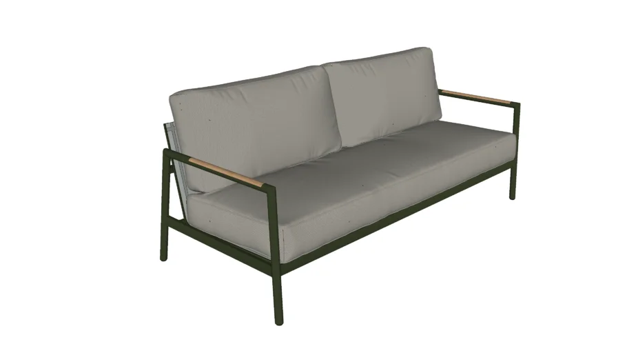 Dezign District - Dexa 3 Seater Outdoor | 3D Warehouse