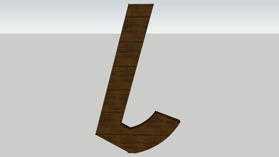 lettre géante l
