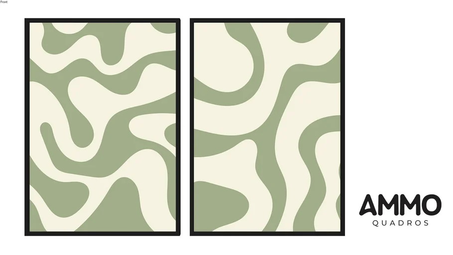 Quadros Orgânico 1A e 1B - Ammo Quadros