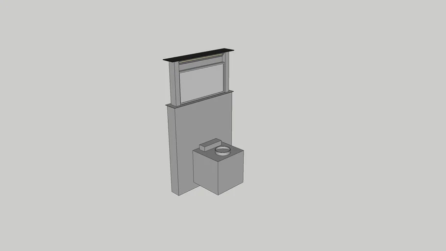 Hotte escamotable encastrable / retractable hood