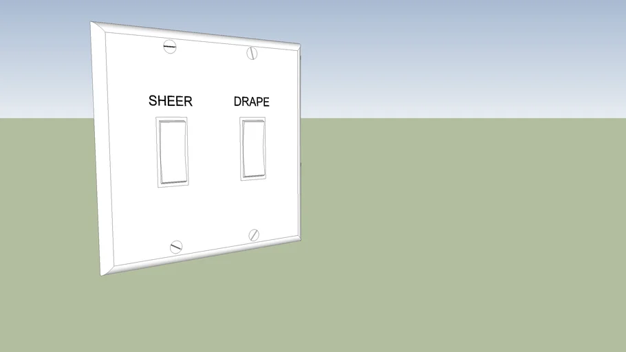 Sheer and Drapery control switch