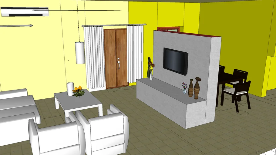 Living Hall | 3D Warehouse