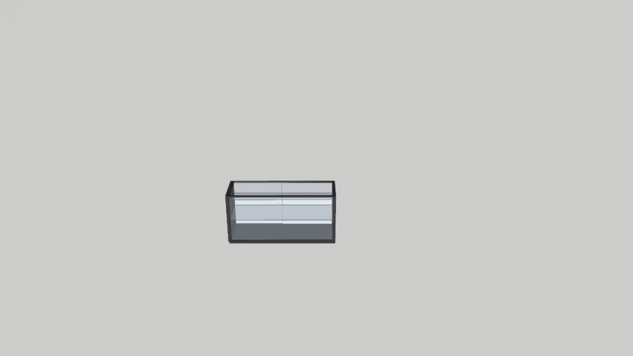 Glass Display Case | 3D Warehouse
