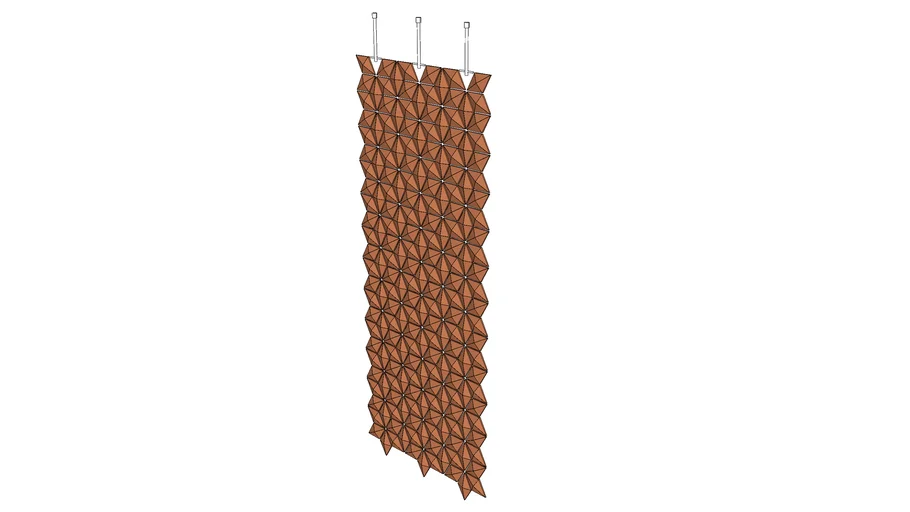 Hanging Room Divider Facet - CL - W102 x H269cm