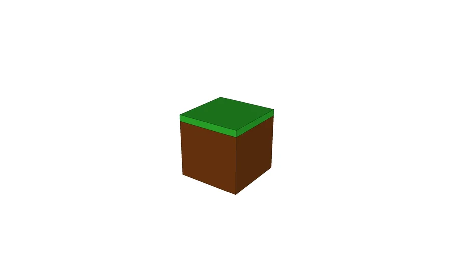 Minecraft Grass Block | 3D Warehouse