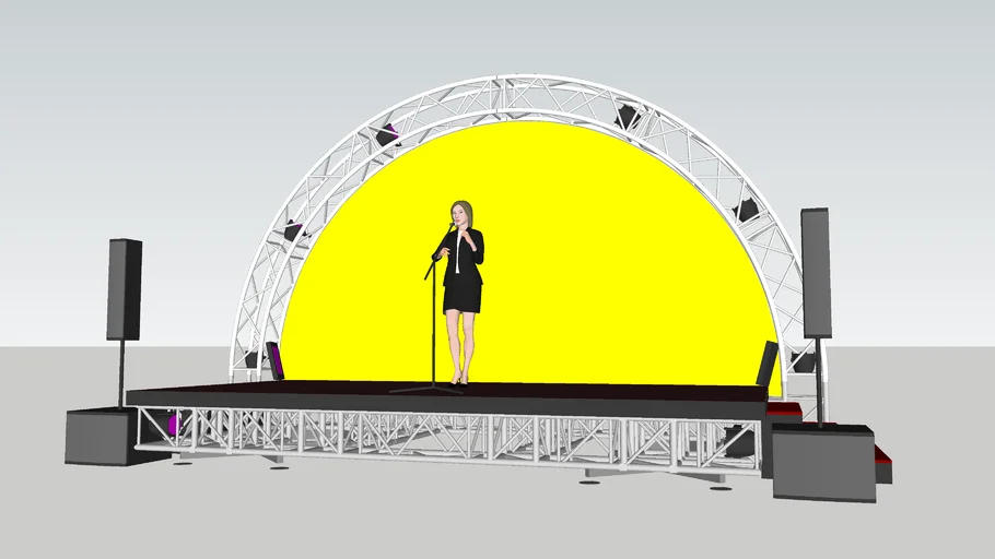 Sun Soaring stage platform