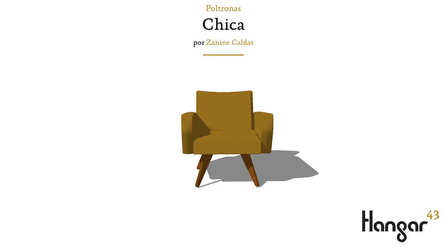 Poltrona Chica - Zanine Caldas