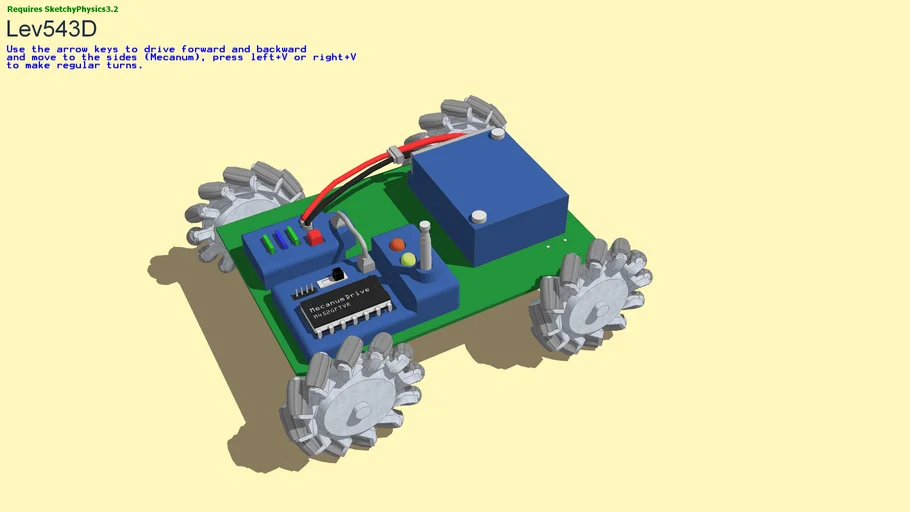 Mini Mecanum Bot | 3D Warehouse