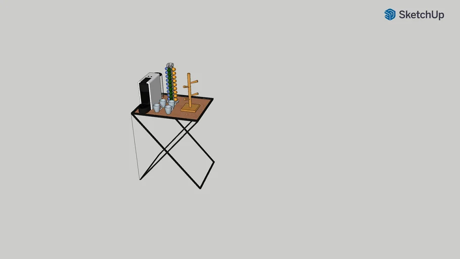 Mesinha de Cafeteira Nespresso Essenza Mini