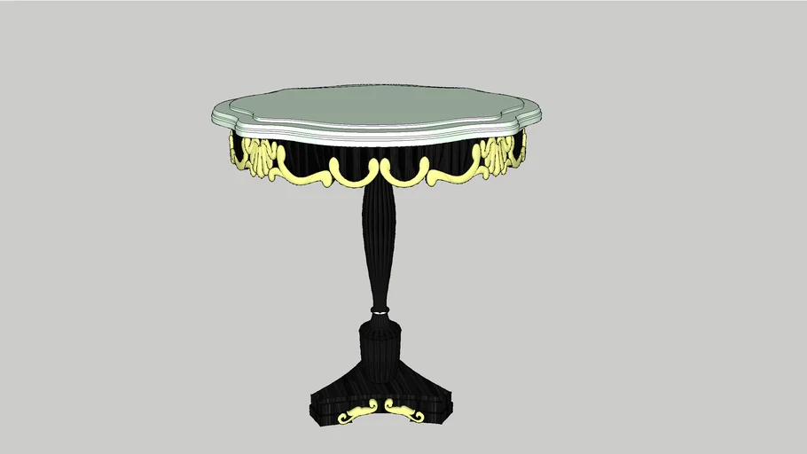 Classic Style Corner Table (Tea-poi)