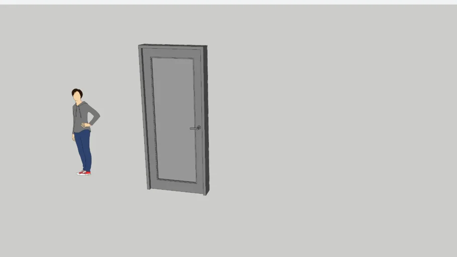 PC350 Aluminum Swing Door