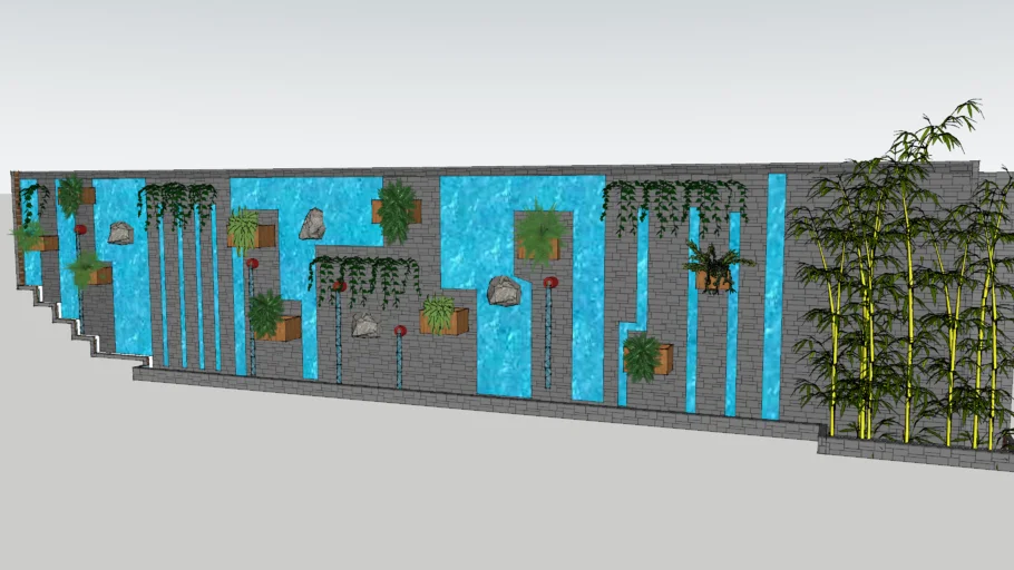 water wall | 3D Warehouse
