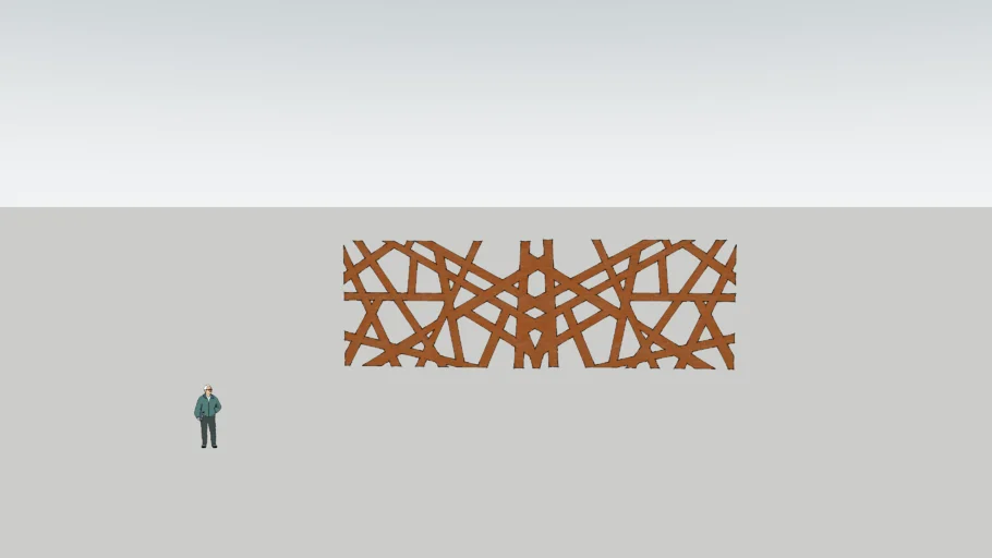 Panel o Celosia Madera 