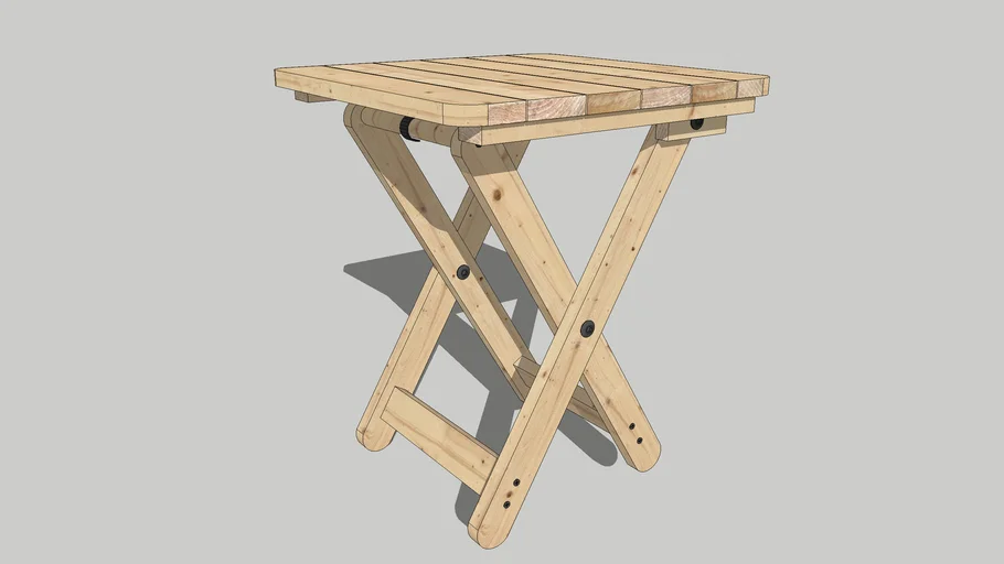 Foldable Wooden Table