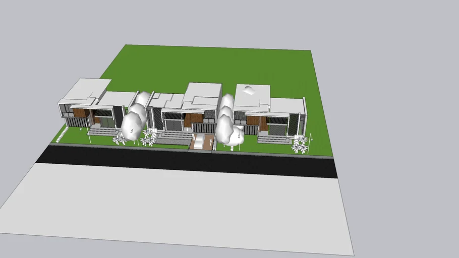 RUMAH 2 LANTAI MINIMALIS MODERN