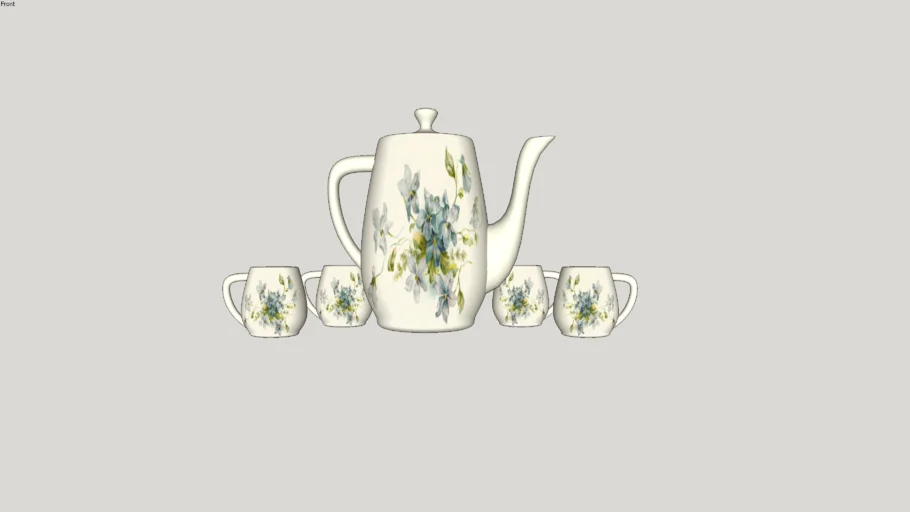 tea set, cup, tea, чайный сервиз, чашка, чайник
