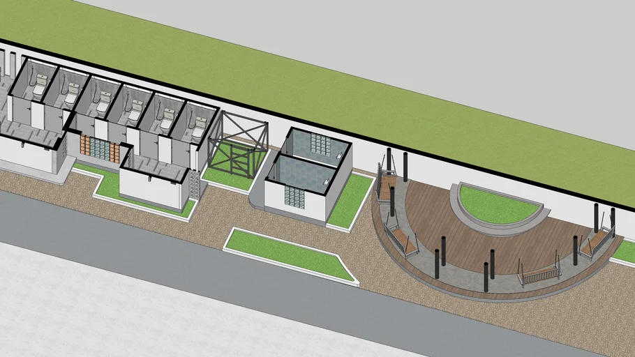 Public​​ Toilet Exterior