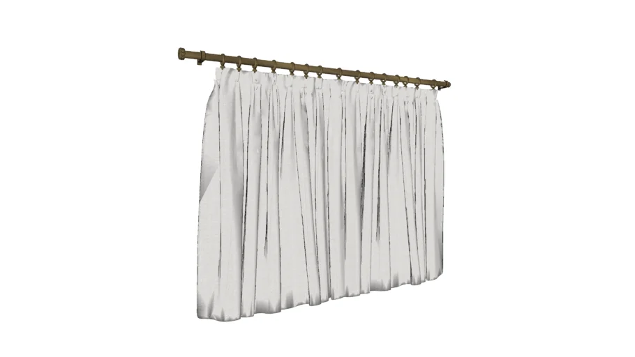 Bistro cafe curtain rod