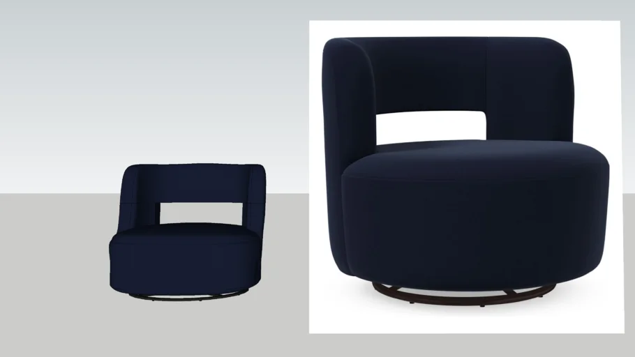 WEST ELM - Millie Swivel Chair