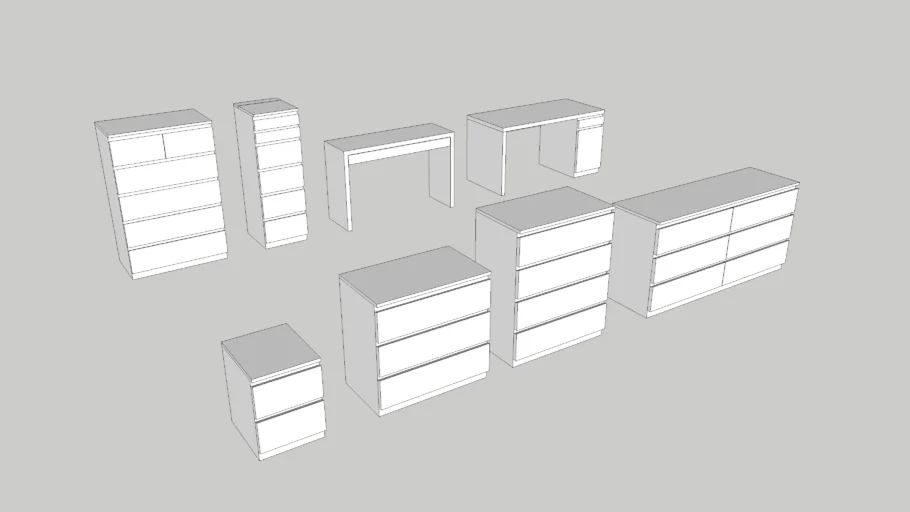 Ikea Malm Furniture
