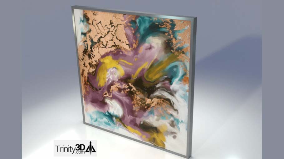 Gold Abstract Painting