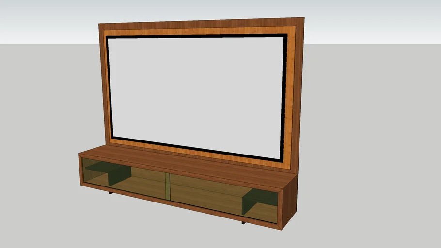 TV Cinema 135 inch modern wall unit 