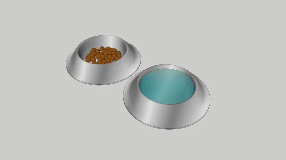 PLATOS DE COMIDA Y AGUA PERRITO