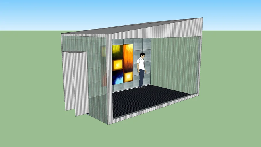 A Modern Modular Art Gallery