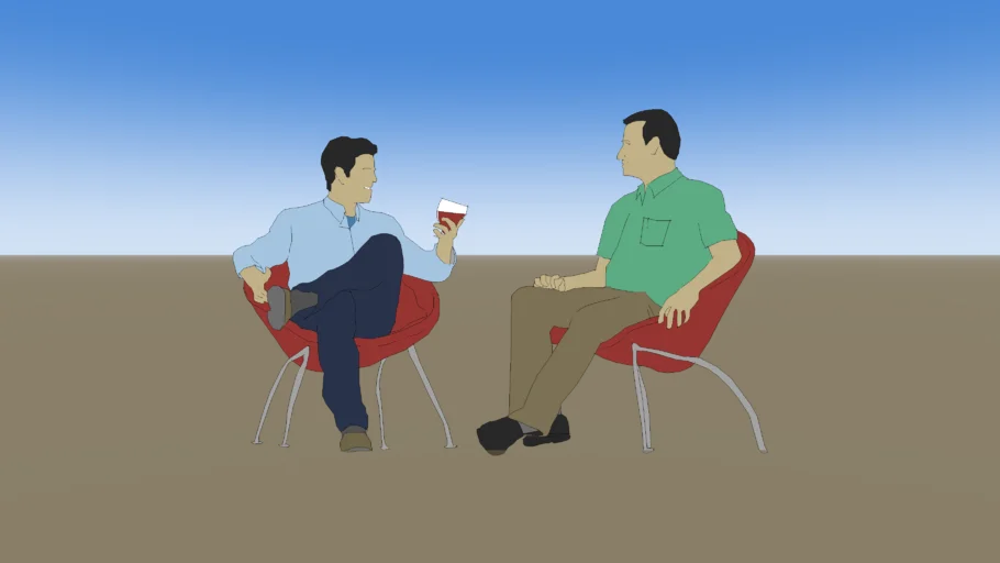 People men sitting - người ngồi