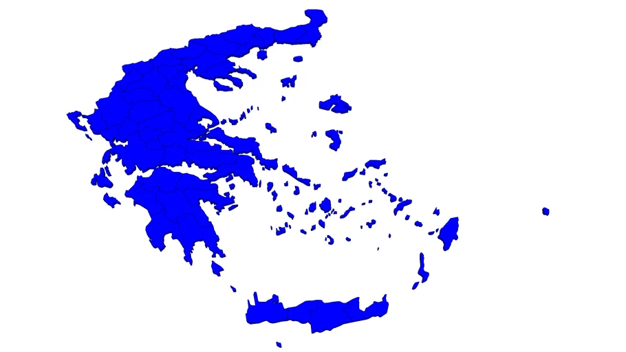map of greece