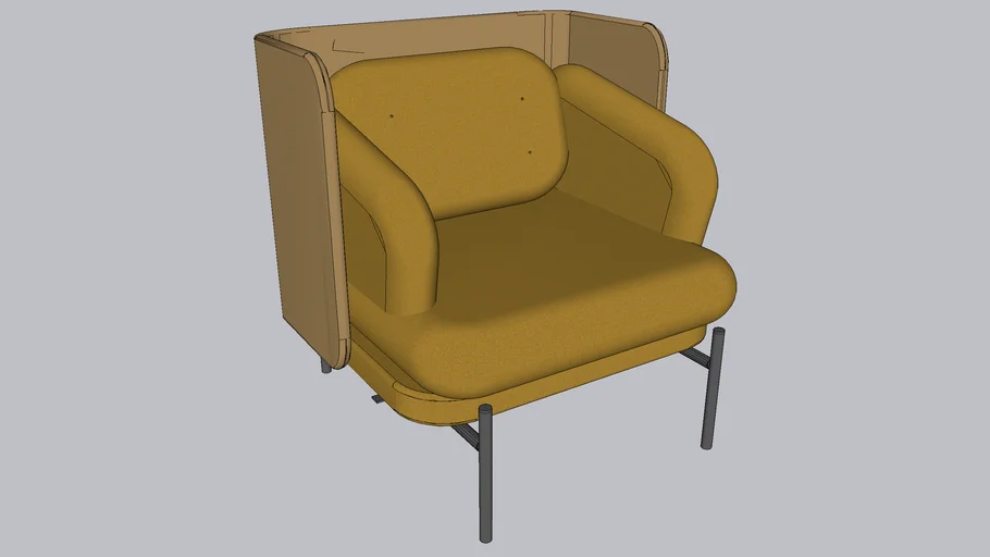 BINGSTA armchair ikea, made better :)
