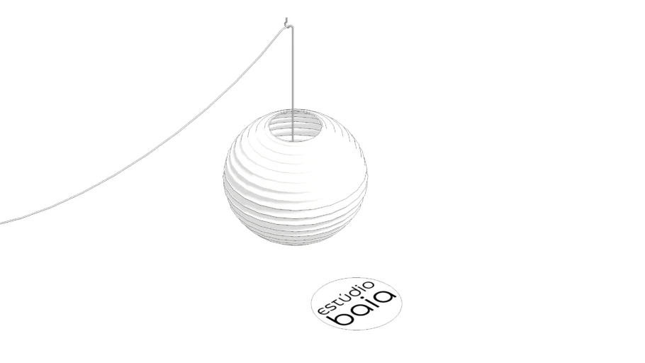 LUMINÁRIA PENDENTE PAPEL - BALÃO CHINES