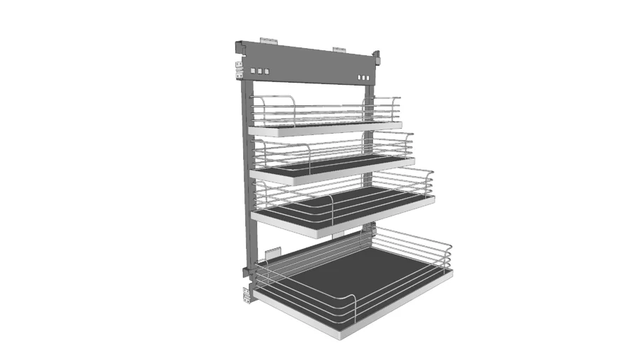 Kesseböhmer - Comfort II Pull-Out Frame | 3D Warehouse