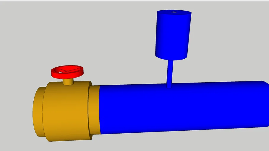 flow meter with valve