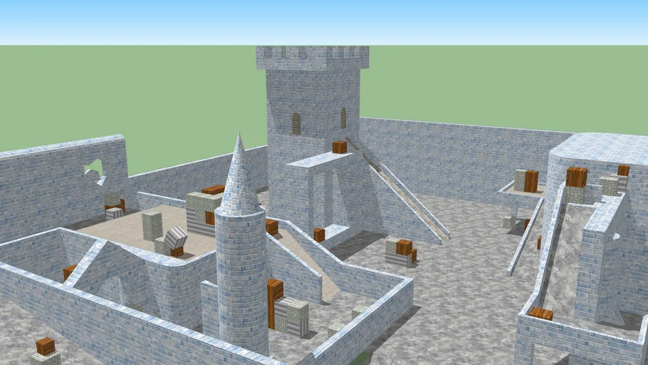 Counter Strike Ice Dust 3D map