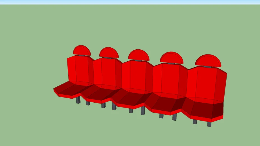 Detailed Stadium Seats