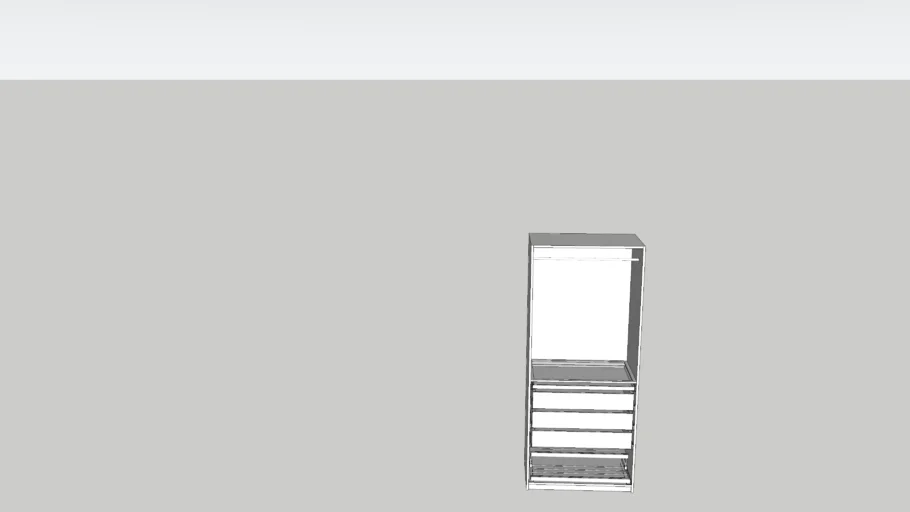 Pax 100x236 placard penderie