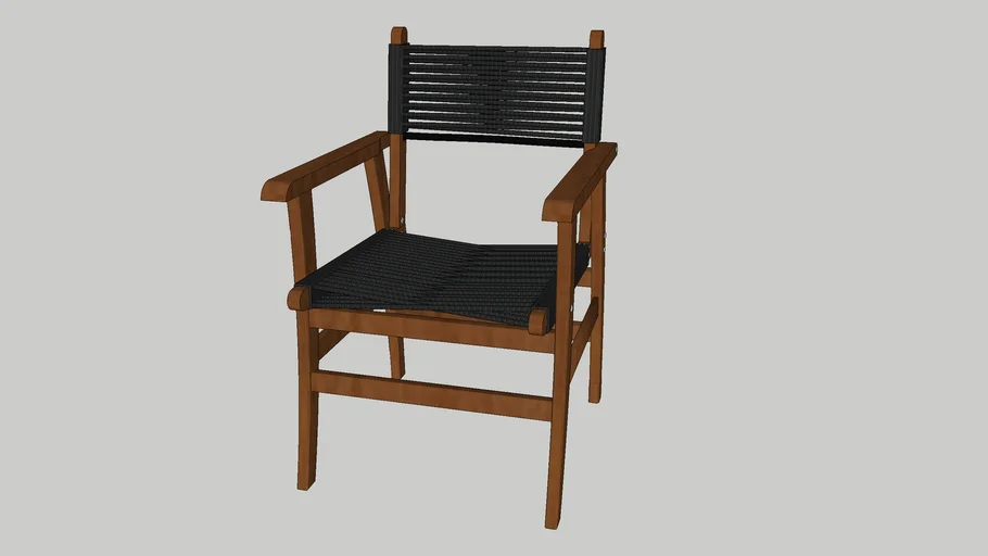 WOODEN ARMCHAIR - E 82 PL