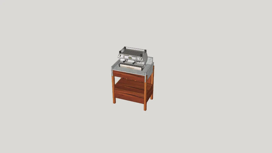 Meuble machine a café 