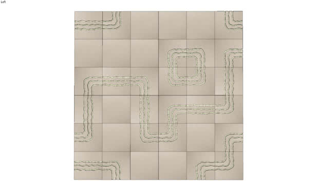 revestimento castelatto, Traço 50x50x2,5cm