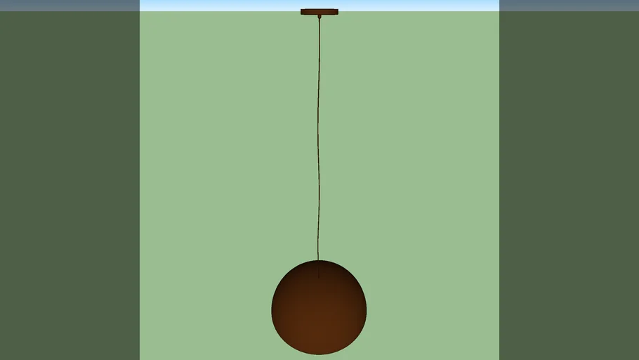 Pendente Meia Bola COBRE