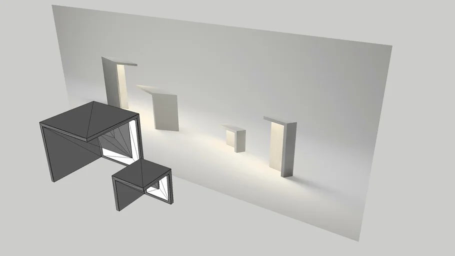 EMPTY OUTDOOR FLOOR LAMP